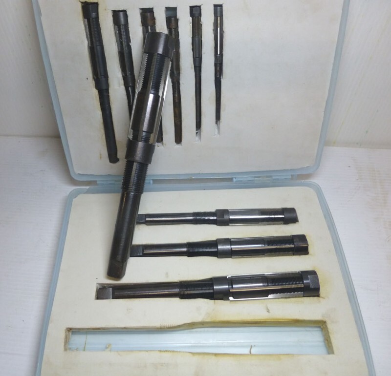 HSS Adjustable Reamer Set 10pce 12 v2.75mm 38mm 2114