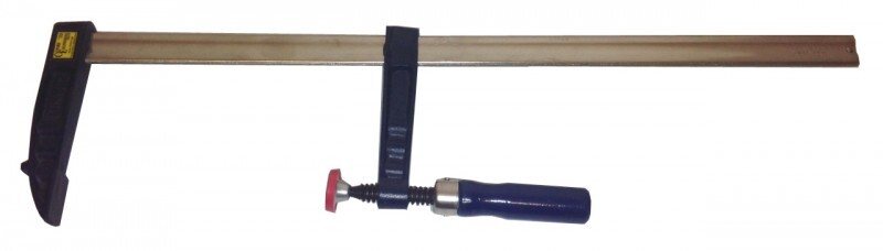 Heavy Duty F Clamp 120mm x 200mm Rubber Handle 2128 v2